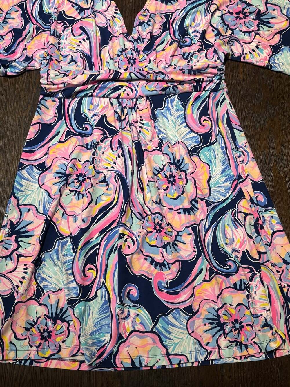 Lilly Pulitzer Del Lago Printed Flounce Dress Size XL - Picture 6 of 12
